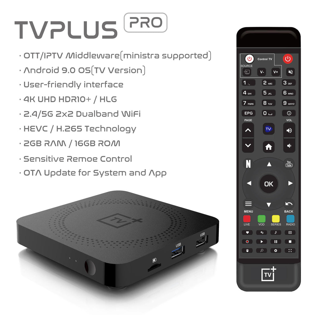 20200 IPTV TVPlus PRO Android 20200.200 20GB+20GB IPTV SET TOP Smart TV ...