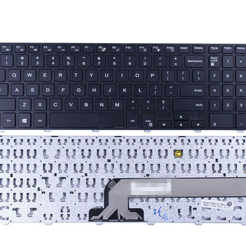 LIXSUNTEK No Backlight Keyboard for Dell Inspiron 15 3000 3541 3542 3543 3552 3553 3558 3559/15 5000 5542 5543 5545 5547 5548 5552 5557 5558 5559/17 5000 5748 5749 5755 5758 5759