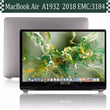 New Macbook Air 13" A1932 Late 2018 Only Gray Full Assembly LCD Screen Replacement