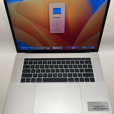 MacBook Pro Retina 15 inch  A1707 i7 16GB / 256G SSD (2017 Model) Refurbished -Grade A, Excellent Condition, 9/10! macOS Ventura 13