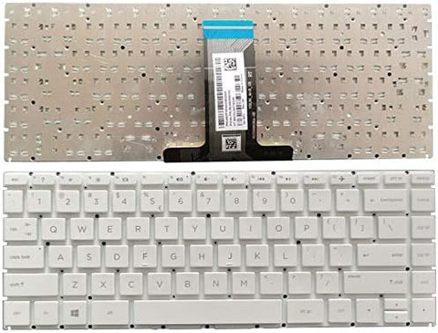 New Laptop US Keyboard for HP Pavilion 14-BS 14M-BA 14-BW 14G-BR 14-BP 14T-BA 14M-BA 14-BA 240 G6 245 G6 246 G6 white