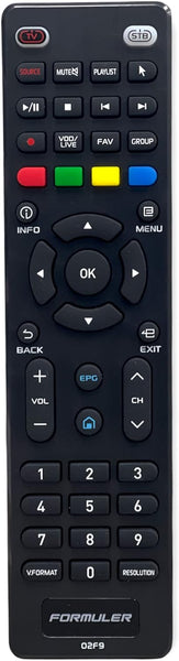 Formuler Replacement Remote,IR Smart Learning Control(Updated Version 02F9) Compatible with All The Formuler Devices Z10 Pro/Z10 pro max/Z10SE/Z8Pro/Z7-5G/CC/GTV